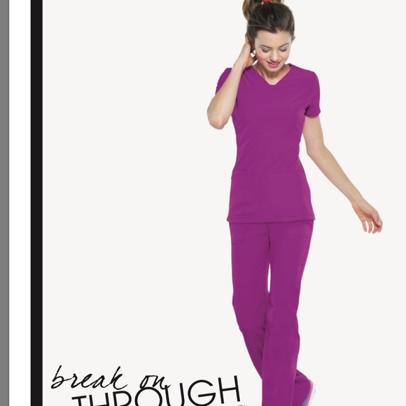 Want to Buy Heart Soul Berry Blast Scrub Pants - Picture 3 of 3